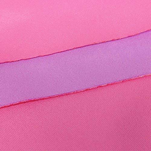 KYOETSU Women's Long Obi Belt for Yukata Kimono Plain Reversible (Pink/Lavender)