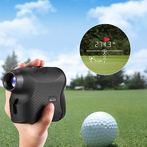 Inlife 5-600P Laser Rangefinder 600m Distance Meter 6X Monocular Golf Range Finder