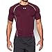 Under Armour Men's UA HeatGear Armour Short Sleeve Compression Shirt XL Maroon