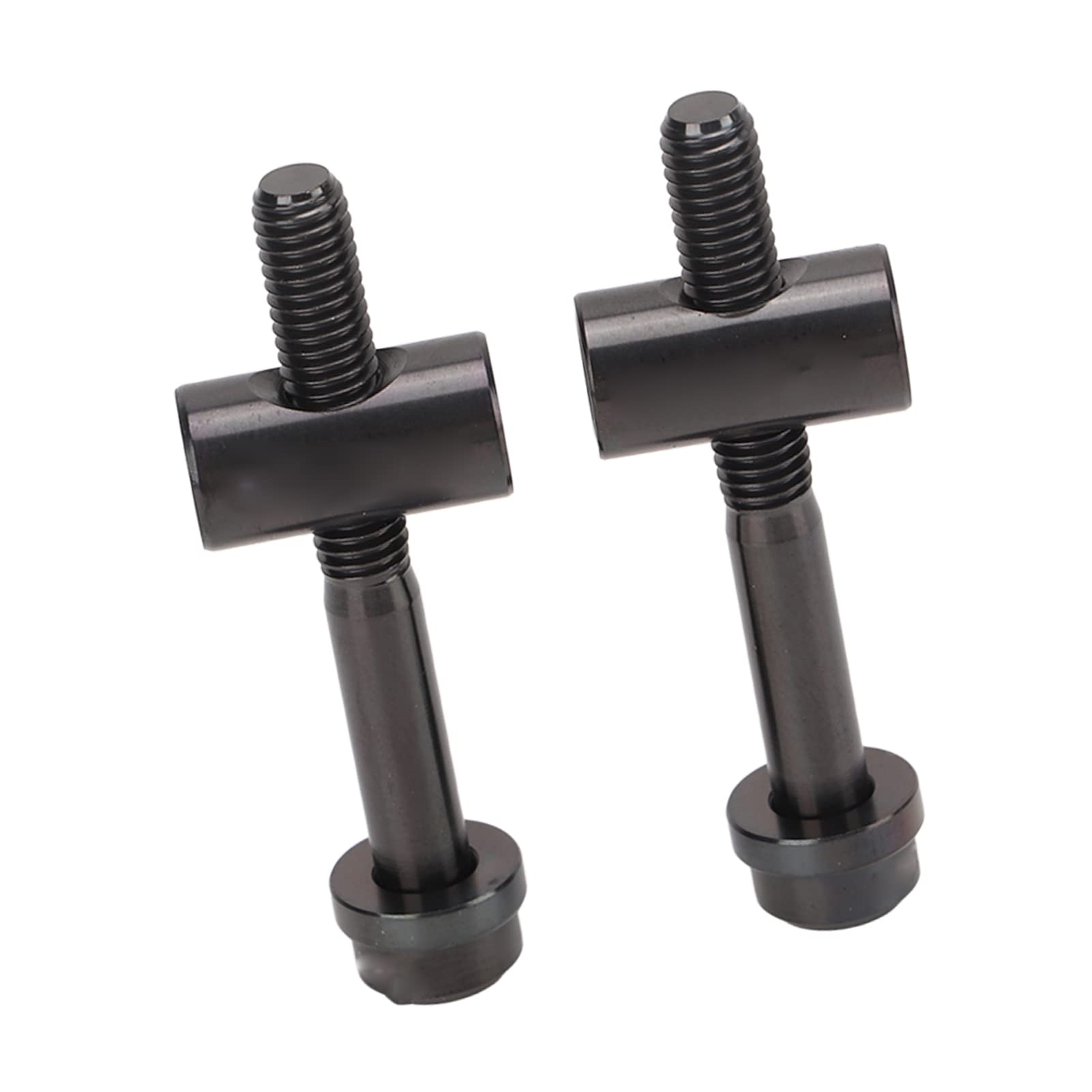 Alomejor Bike Seatpost Screw 2 PCS Titanium Bolts Bicycle SeatPost Fixed Bolt M5 40mm for Bicycle Seat Tube(black)