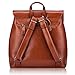 Women' s Genuine Leather Small Backpack School Bag Travelling Bag Made of Oiled Cow Leather With Vintage Design