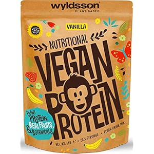 Vegan-Protein-Powders-28-Servings-1kg-All-Natural-Vegan-Protein-Shake-High-in-Iron-Zinc-with-Fruits-Botanicals-Plant-Based-Protein-Powder-Gluten-Free-Dairy-Free-Lactose-Free-Vanilla Vegan Protein Powders (28 Servings, 1kg) - Natural Vegan Protein Shake High in Iron & Zinc with Fruits, Botanicals…