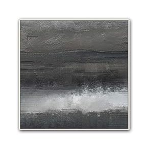 Framed Canvas Wall Art Abstract Circle Canvas Prints Home Artwork Decoration for Living Room,Bedroom - 16x16 inches