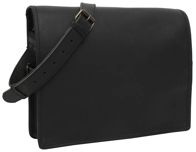 Fahrradtasche Leder Gusti Studio Mitch Umhängetasche Schwarz