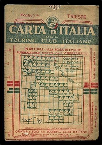 Trieste Carta Ditalia Del Tci Foglio N 7 Bis