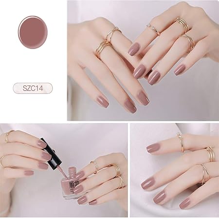 Amazon ネイルカラー 水性 剥離可能 速乾 可愛くて発色抜群 セルフネイルキット 自宅ネイル 7ml 17 Seniao マニキュア ネイルポリッシュ 通販