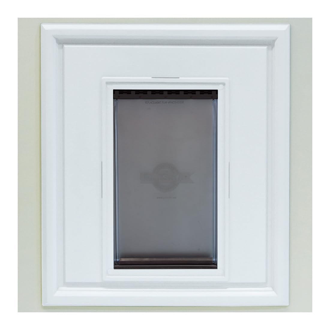 PetSafe Panel Pet Door Insert - Easy Installation, Weatherproof, Customisable - White