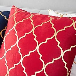TAOSON Pack of 2,Moroccan Quatrefoil Geometric
