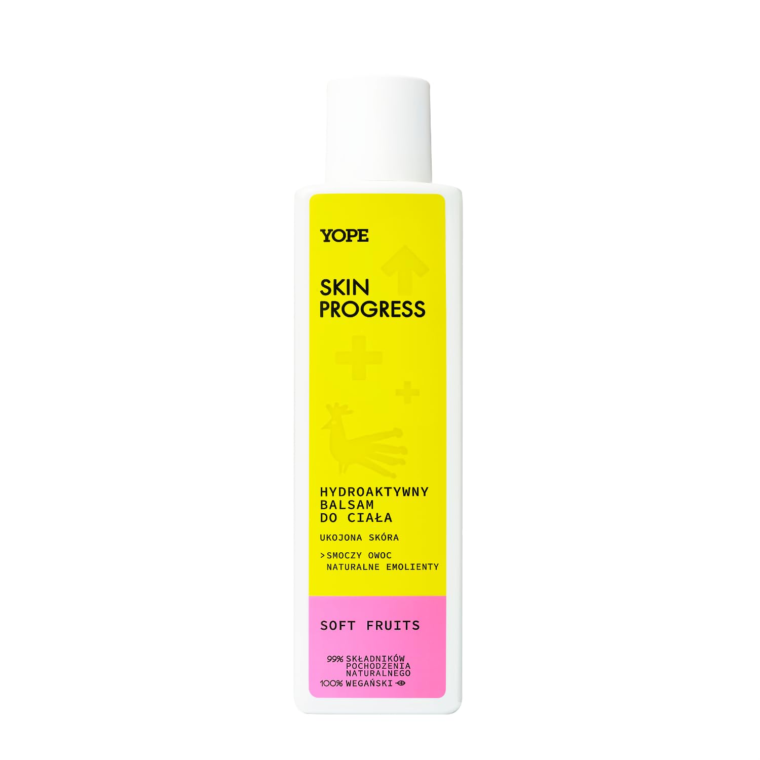 YOPE Hydroactive body lotion | SOOTHED SKIN | Gentle | Strenghtening | Hydrating | SOFT FRUITS 200ml