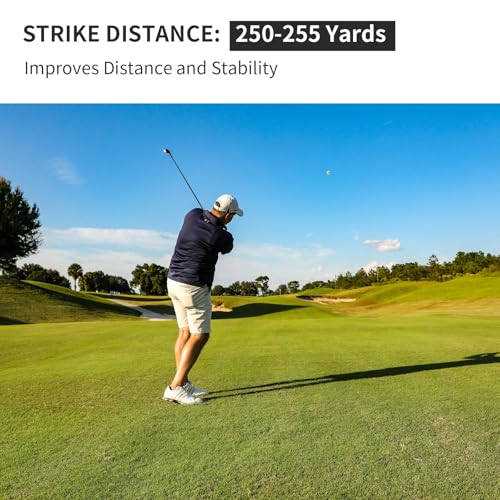 Golf Practice Balls 12 Pack with 382 Dimple Design,Compression 82-85°, 45.9g Solid Rubber, Durable & High Bounce, 250-255 Yard Distance,for Indoor/Outdoor Training and Driving Range Practice (Yellow)