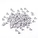 Pandahall 50g/300pcs Mixed Acrylic A-Z English Letter Beads Alphabet Cube Beads DIY Word Message Bracelet Spacer Charm Jewelry Makings 6x6mm White