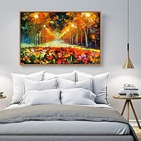 Floating Framed Canvas Wall Art for Living Room, Bedroom Scenery Canvas Prints for Home Decoration Ready to Hang - 16x24 inches
