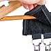 XJunion Cap Organizer Hanger, 10 Baseball Cap Holder, Hat Organizer for Closet - Change Your Cloth Hanger to Cap Organizer Hanger - Keep Your Hats Cleaner Than a Hat Rack