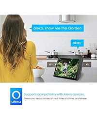 Cámara de seguridad para exteriores de 3 megapíxeles, sistemas inalámbricos de vigilancia Vaticas WiFi Cámara IP PoE IP, cámara de visión nocturna FHD 60 pies, audio bidireccional, detección de movimiento, IP66 a prueba de agua, almacenamiento en la nube