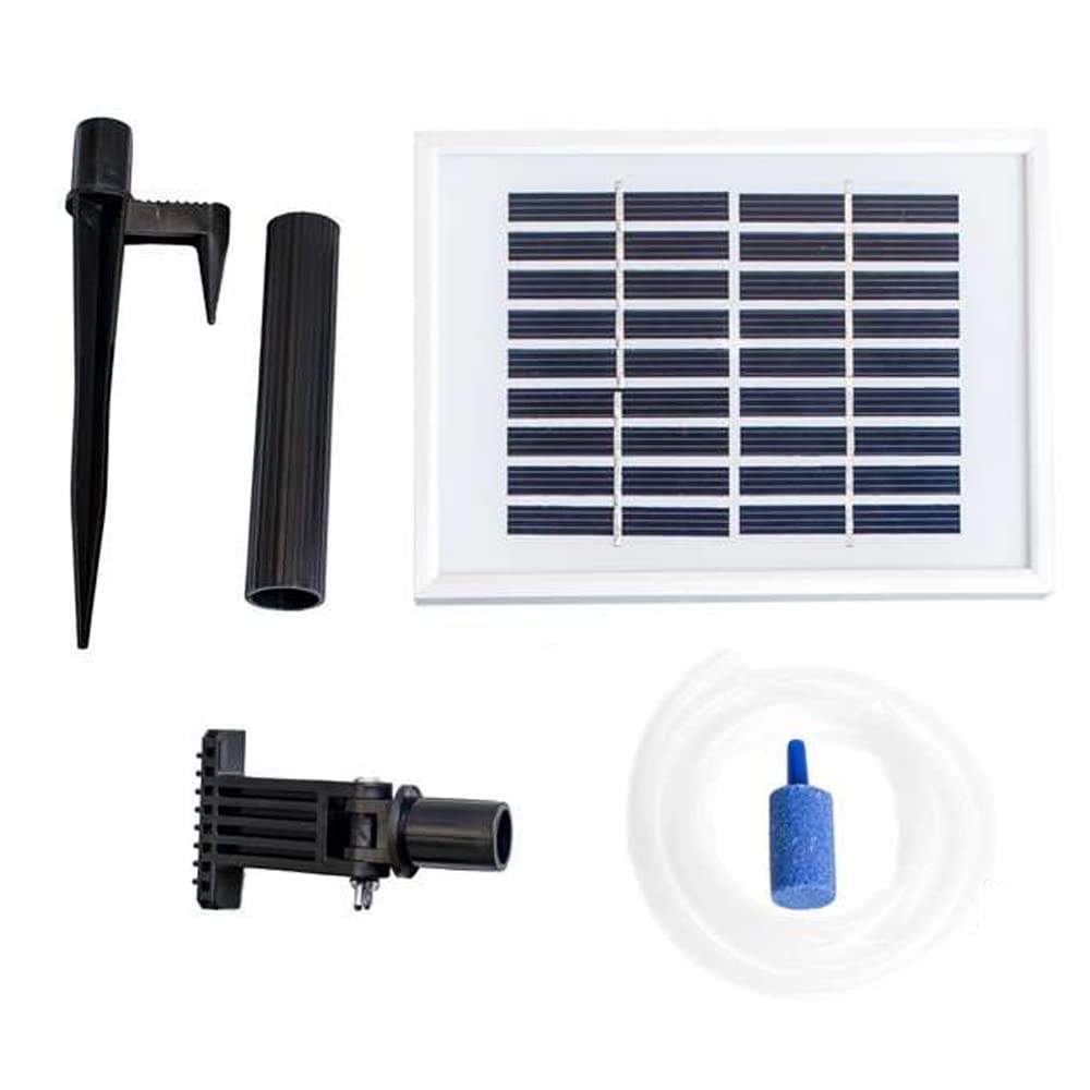 Primrose 90LPH Solar Powered 1 Stone Garden Pond Oxygenator Aerator Automatic Function