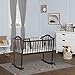 Dream On Me Rocking Cradle, Espresso , 38x22x32.5 Inch (Pack of 1)