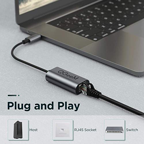 QGeeM USB Adapter,USB 3.0 to 10/100/1000 Gigabit LAN