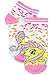 My Little Pony Girls 6 pack Socks (Shoe: 10-4 (Sock: 6-8), Blue Hearts Stripes)
