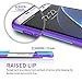 TILL S7 Edge Case, (TM) Ultra Slim 3 Color Hybrid Impact Anti-Slip Shockproof Soft TPU Hard PC Bumper Extra Front Raised Lip Case Cover Compatible for Samsung Galaxy S7 Edge G935 5.5INCH [Purple]
