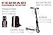Ferrari Collapsible Two Wheels Scooter with Free Backpack, White