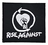 RISE AGAINST Punk Rock Band t Shirts Emblem MR31 Embroidered iron on Patches