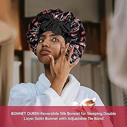 BONNET QUEEN Silk Bonnet for Sleeping Satin Bonnet