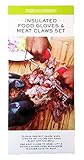 Charcoal Companion Insulated Food Gloves & Meat Claws Set