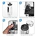 esLife 32 OZ Fruit Infuser Water Bottle with Large BPA Free Tritan Infusion Bottle Flip Top Lid & Dual Anti-Slip Grip Drinking Cup for Sports, Camping and Homeuse--Black