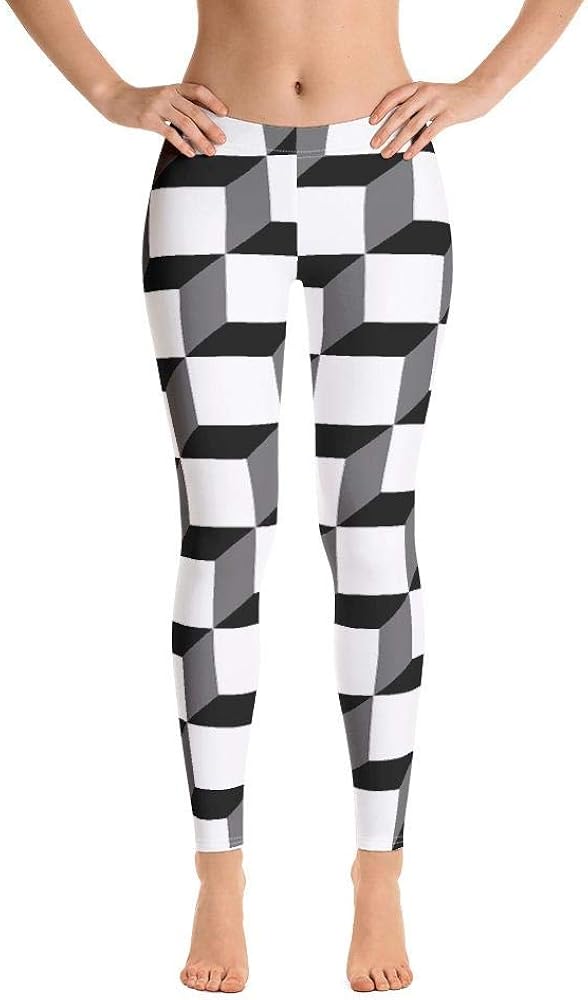 Hastened To See B W Fashions Women S Leggings Illusion Black Grey And White Pattern At Women S Clothing Store Wholesale Cheap And High Quality Shiningislam Com
