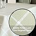 LEEVAN Heavy Weight Vinyl Rectangle Table Cover Wipe Clean PVC Tablecloth Oil-proof/Waterproof Stain-resistant-54 x 108 Inch(Matcha Plaid)