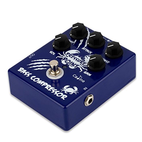 Caline CP-45 Pressure Point Bass Compressor Pedal True Bypass with Aluminum Alloy Housing