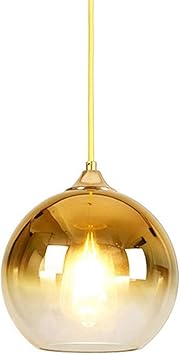 XXLYY Farbverlauf Pendelleuchte, E27 Schraubenhalter Pendelleuchte