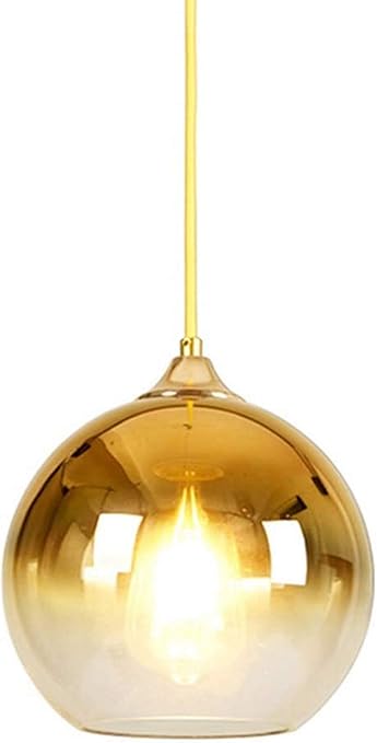 XXLYY Farbverlauf Pendelleuchte, E27 Schraubenhalter Pendelleuchte