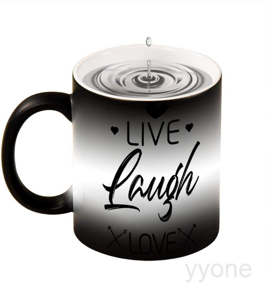 Premium Full Color Changing Mug LiveLaugh Love Heat
