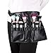 Makeup Brush Bag 28 Pockets Portable Professional Cosmetic Holder Organizer with Artist Belt Strap PU Leather(Brushes Not Included) by S'agapo