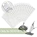 15 Sets of Disposable Microfiber Cleaning Pads for Light 'n' Easy S3101/S7326, Steam Pocket Mop Pads for Most Hard Flooring Surface