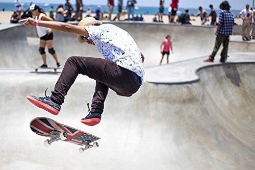 PUENTE-31-inch-Complete-Skateboards-Skateboard-for-KidsBoysGirlsYouthAdults-Tricks-Skate-Board-for-Beginners-Pro-Double-Kick-7-Layer-Canadian-Maple-Wood-Concave-Skateboard
