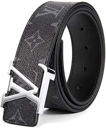 Shannon S Isom Belt for Women Men Replica Faux Black Belts for Womens Mens Fashion Leather