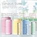Titania Sleep Rollers 18mm 7 Pieces - Flexi & Chemical Proof Nighttime Hair Curling Rollers in Polybag - Easy & Heat Free Professional Quality Hairstyling Overnight