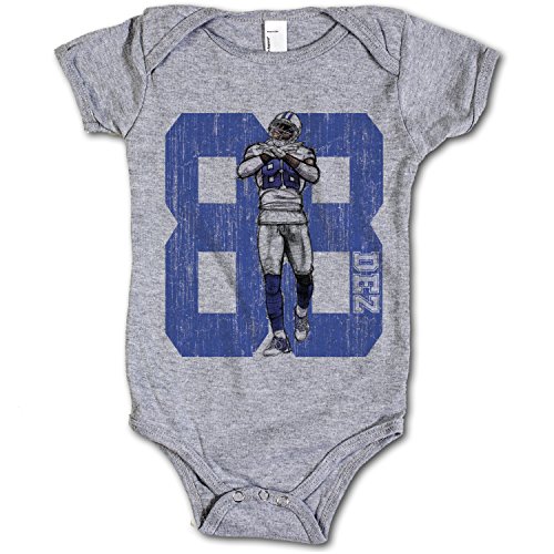 500 Level Baby Boys' Dez Bryant NFLPA Officially Dallas Cowboys Onesie Dez 88
