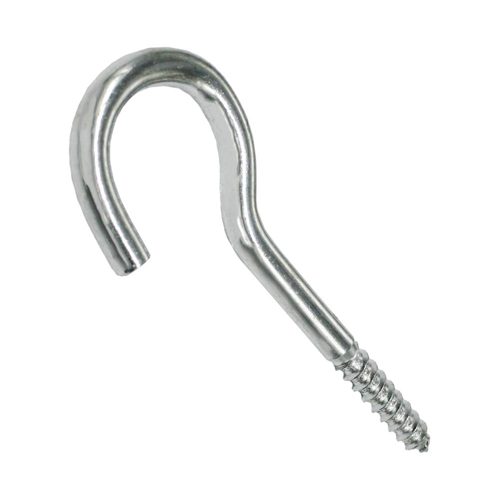 Screw Hook O 6 8 L 100 Mm 10 Pieces Ceiling Hooks Long With Wood