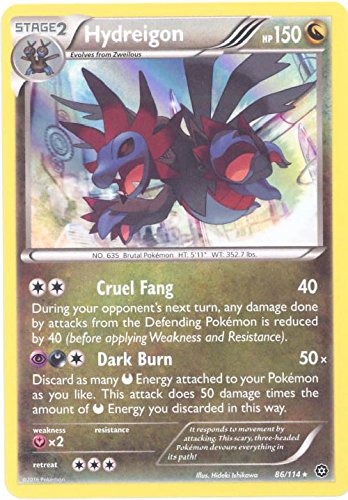 Pokemon Hydreigon 86114 Xy Steam Siege Holo