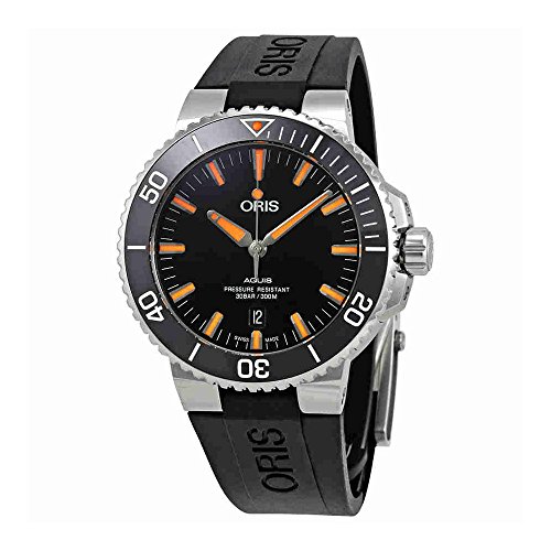 Oris aquis automatic black dial mens watch 01 733 7730 4159-07 4 …