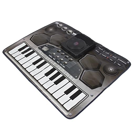 Best Choice Products Kids Music DJ Style Keyboard Piano Playmat with Microphone Great Gift, Multicolor - Image 3
