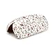 EZESO Fabrics Floral Retro Light Portable Eyeglasses Case (D)