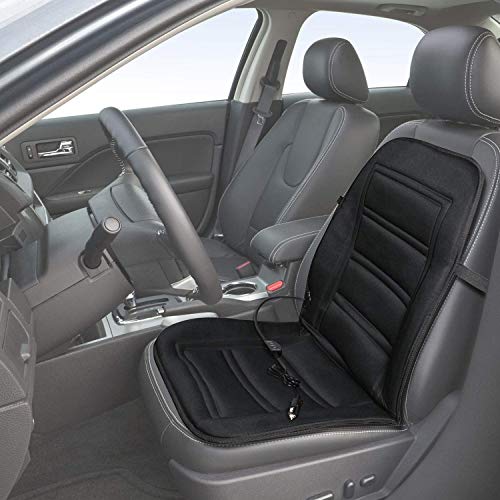 TOOGOO Heated Car Seat Cushion - Auto Seat Cover Warmer Auto Headed with Lumbar Support -Ice Cold Winter Weather Protector Heater Temperature Controller for Cars, Trucks, Vans SUV