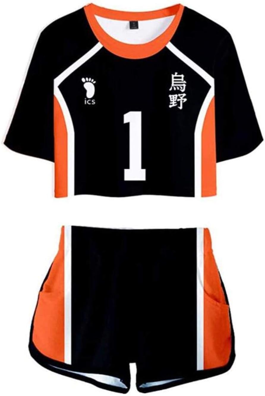 HAcostumes Haikyuu!! Mens Karasuno High School Tobio Kageyama Shouyou Hinata Cosplay Costume