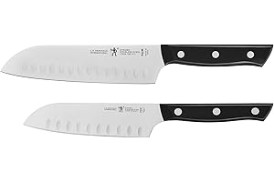 HENCKELS Dynamic Razor-Sharp 2-pc Knife Set, Santoku Knife 5.5 Inch, Santoku Knife 7 Inch, German Engineered Informed by 100+