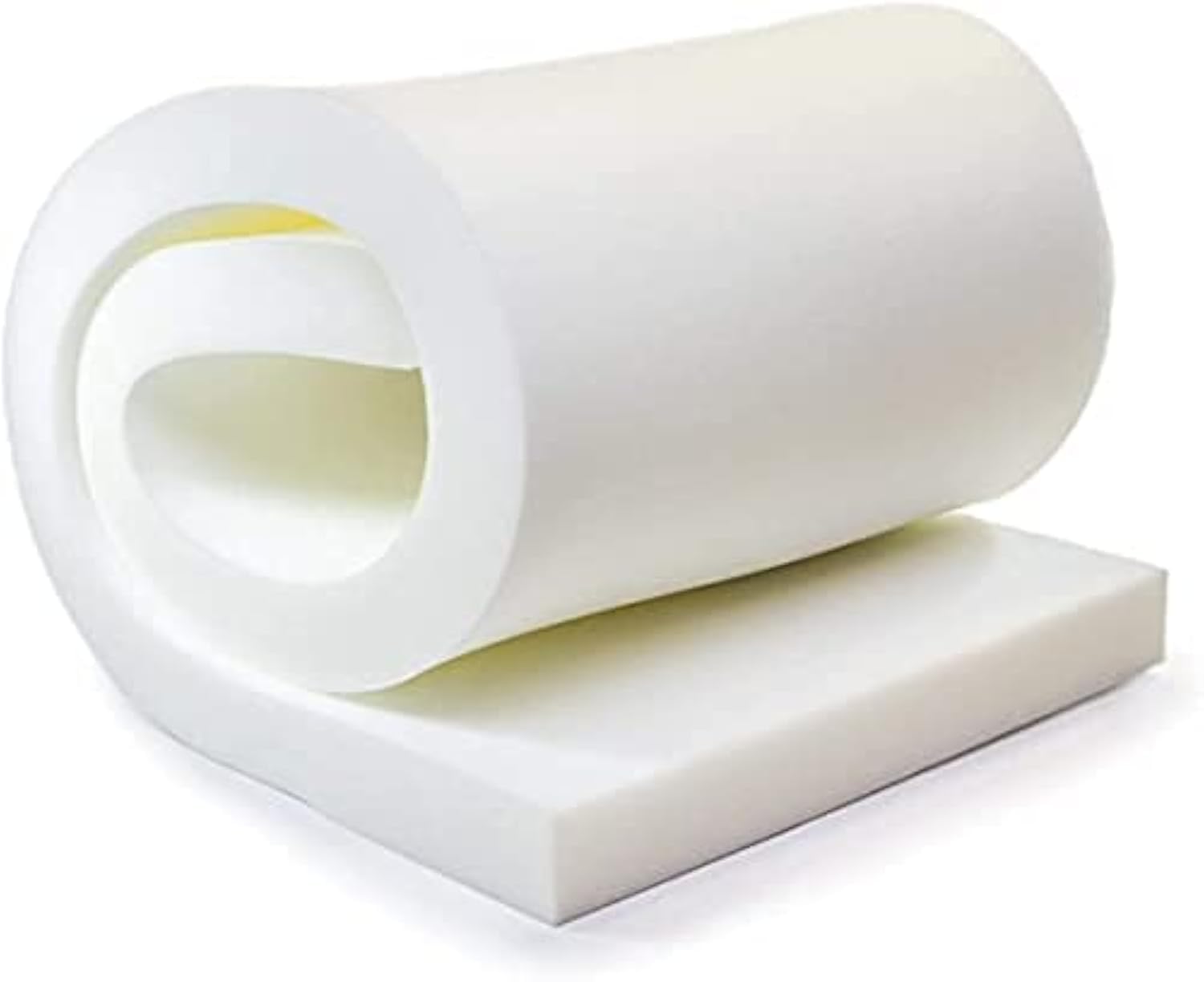 AK Trading CO. Professional 3" Thick, 18" Wide X 72" Long Regular Density Upholstery Foam, White Image