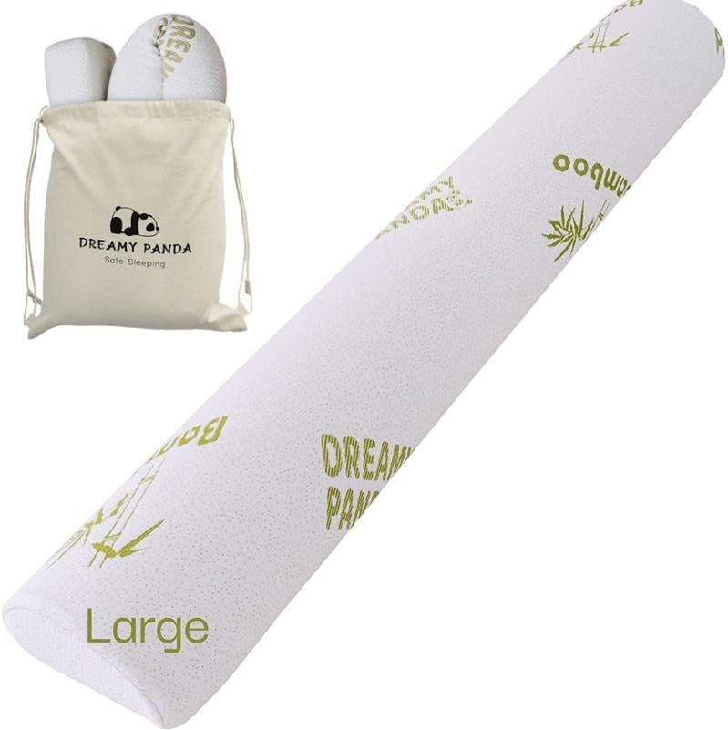 DREAMYPANDA Bed Bumpers for Toddlers — Bed Rail for Toddlers— Soft